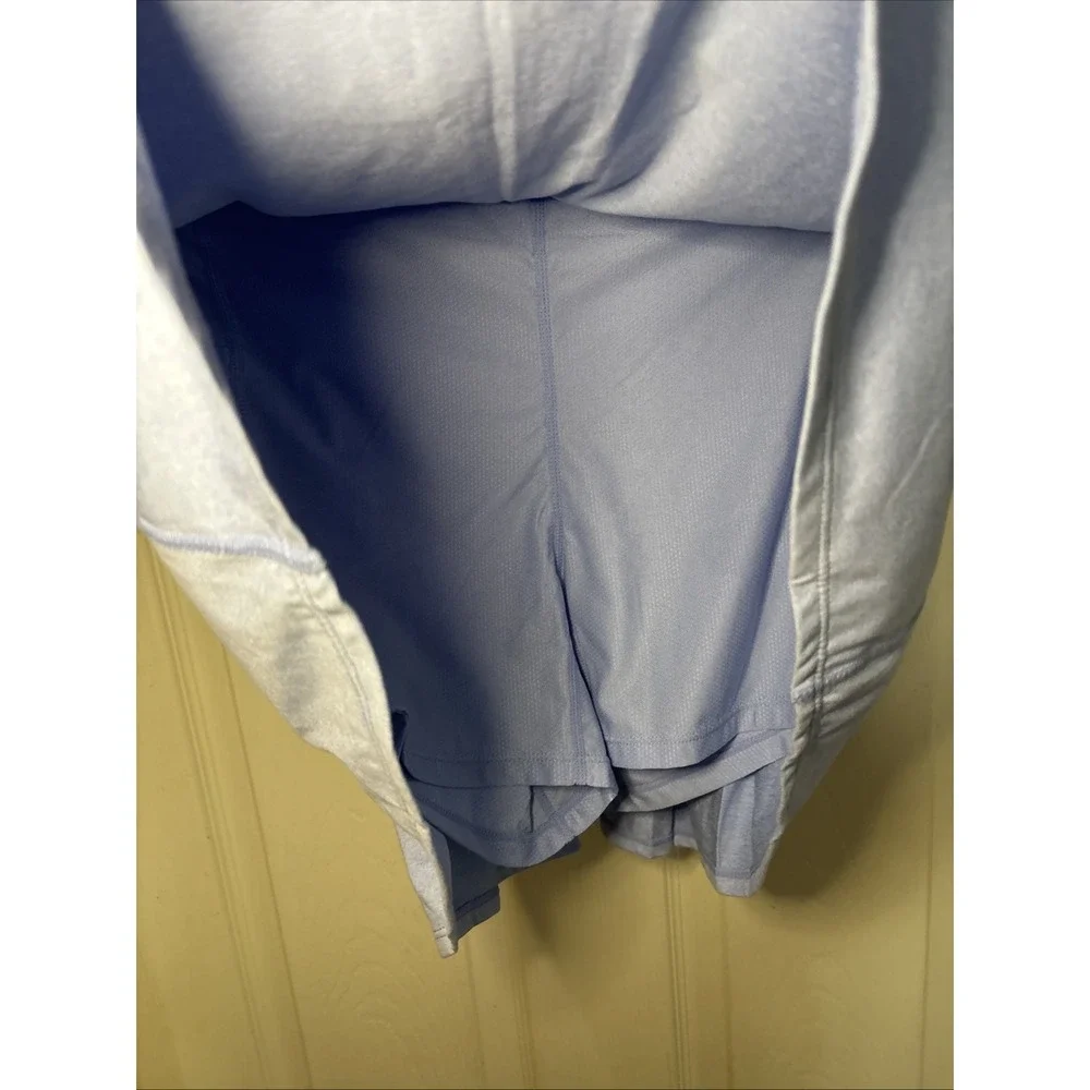 IZOD Performance Skort With Back Pleats‎ Light Blue Large Tennis Pickleball Golf